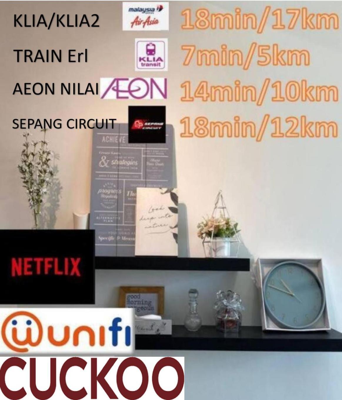 Family Stay, Sepang Klia, Free 2 Parking&Unifi Kültér fotó